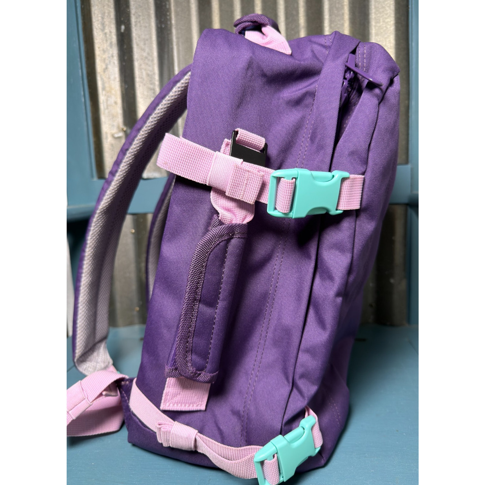 Cabin Zero Classic Backpack 28L Carry On Travel Bag Purple Pink Commute School - Picture 4 of 12
